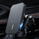Магнитный держатель с беспроводной зарядкой mobAlpha Premium MagSafe Car Charger для iPhone 12 | 13 | 14 | 15 Черный