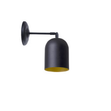 Настенный светильник Lille W120 Черный с золотом (1381314)