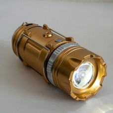 Кемпинговый фонарь GSH-9699 Золотой, лампа фонарь в палатку на батарейках