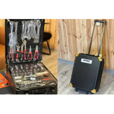 Набор инструмента WMC TOOLS 408 предметов с трещоткой (в чемодане)