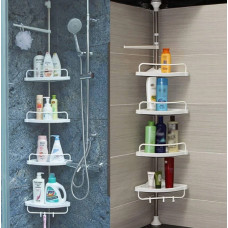 Угловая полка для ванной комнаты Multi Corner Shelf Стойка Стелаж
