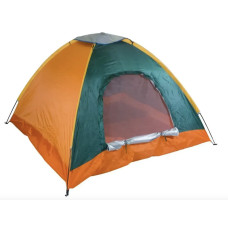 Палатка туристическая на 1 персону размер 200х100см ЗЕЛЕНАЯ