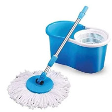 Универсальная швабра с отжимом-центрифугой и ведром Easy Mop "Круглая Швабра"
