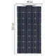 Сонячна панель Solar Board 200W для домашнього електропостачання та кемпінгу