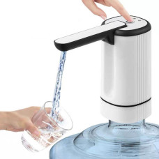 Аккумуляторный насос для воды Water pump Складной насос на бутыль Помпа