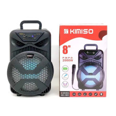 Kimiso новый QS-1805 8-дюймовый портативный динамик высокой мощности с проводным микрофоном уличный динамик