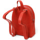 Кожаный винтажный женский рюкзак Shvigel 184500 Красный