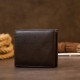 Портмоне унисекс Vintage 183720 коричневое