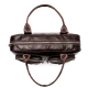 Сумка-портфель мужская из кожи Vintage 182950 Коричневая