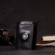 Картхолдер унисекс с держателем для Apple AirTag из натуральной кожи GRANDE PELLE 186030 Черный