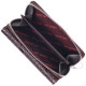 Вместительное женское портмоне из лакированной фактурной кожи KARYA 185280 Коричневый