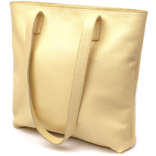 Яркая женская сумка-шоппер Shvigel 184470 Лимонный