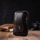 Мужская сумка на пояс на одно отделение Vintage 186010 Коричневая