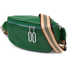 Модная женская сумка через плечо из натуральной кожи 185970 Vintage Зеленая