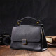 Женская стильная сумка из натуральной кожи 185920 Vintage Черная