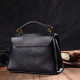 Женская стильная сумка из натуральной кожи 185920 Vintage Черная