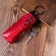 Стильная и удобная ключница KARYA 184690 кожаная Красный