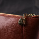 Небольшая женская сумка через плечо из натуральной кожи Vintage 186270 Коричневая