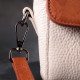Оригинальная женская сумка в винтажном стиле из натуральной кожи Vintage 186320 Белая