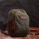 Практичный рюкзак из полиэстера с большим количеством карманов Vintage 186130 Оливковый