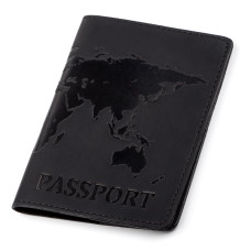 Обложка на паспорт Shvigel 181570 кожаная Черная