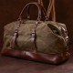 Дорожня сумка текстильна велика Vintage 183160 Зелена