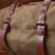 Дорожня сумка текстильна велика Vintage 183160 Зелена