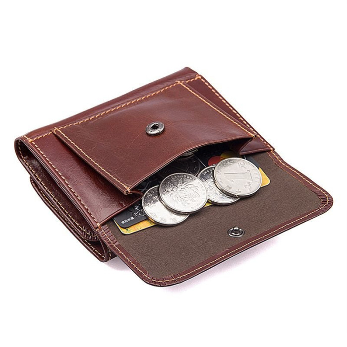 Гаманець чоловічий шкіряний Vintage 182140 Коричневий