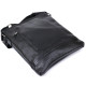 Кожаная стильная мужская сумка через плечо SHVIGEL 184280 Черный