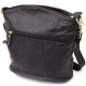 Женская компактная сумка из кожи 183900 Vintage Черная