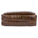 Мужская кожаная сумка Vintage 182600 Коричневая