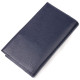 Вертикальный бумажник из натуральной кожи KARYA Синий (184900)