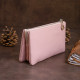 Вместительный клатч на два отделения женский ST Leather 183490 Розовый