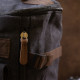 Рюкзак текстильный дорожный унисекс с ручками Vintage 183890 Черный