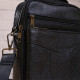 Мессенджер мужской кожаный 183600 Vintage Черный