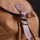 Мужской текстильный рюкзак что закрывается клапаном на магнит Vintage 186140 Коричневый