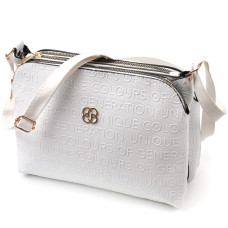 Красивая женская сумка из эко-кожи Vintage 186450 Белый