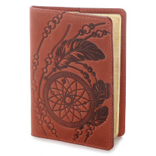 Эксклюзивная обложка для паспорта из винтажной кожи SHVIGEL 180700 Красная