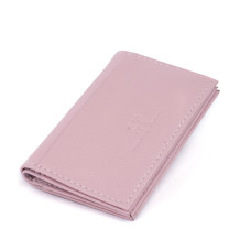 Визитница-книжка ST Leather 183460 Розовая