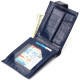 Горизонтальный кошелек для мужчин из натуральной кожи CANPELLINI 185730 Синий