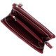Добротный женский кошелек-клатч с двумя молниями из натуральной кожи ST Leather 186600 Бордовый
