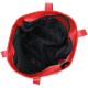 Кожаная вместительная женская сумка Shvigel 184491 Красный
