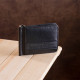 Зажим мужской с карманами для карточек ST Leather 182411 черный