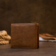 Портмоне унисекс матовое Vintage 183721 Коричневое