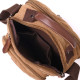 Отличная вертикальная сумка для мужчин из текстиля Vintage 186211 Коричневый