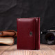 Женский кошелек горизонтального типа из натуральной кожи ST Leather 186481 Бордовый