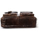 Деловая сумка на плечо кожаная Vintage 182481 Коричневая