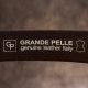 Ремень мужской с серебристой пряжкой GRANDE PELLE 183151 Коричневый