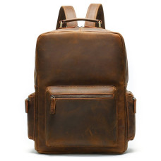 Рюкзак винтажный для ноутбука Vintage 182201 кожаный Коричневый