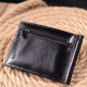 Зажим для денег ST Leather 185071 из натуральной гладкой кожи, Черный